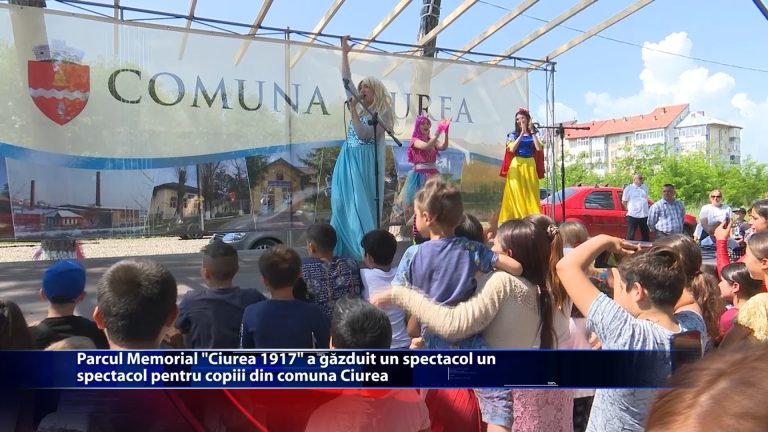 Parcul Memorial „Ciurea 1917” a gazduit un spectacol pentru copiii din comuna Ciurea