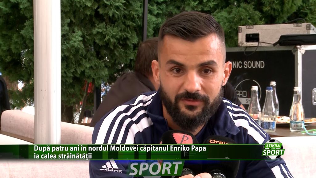 Dupa patru ani in nordul Moldovei capitanul Enriko Papa ia calea strainatatii
