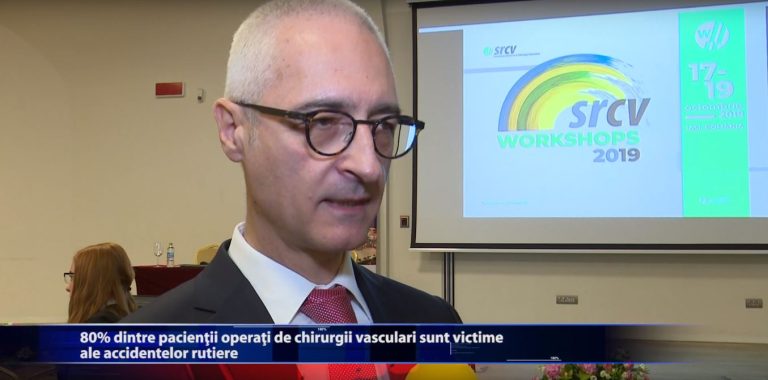 80 la suta dintre pacientii operati de chirurgii vasculari sunt victime ale accidentelor rutiere