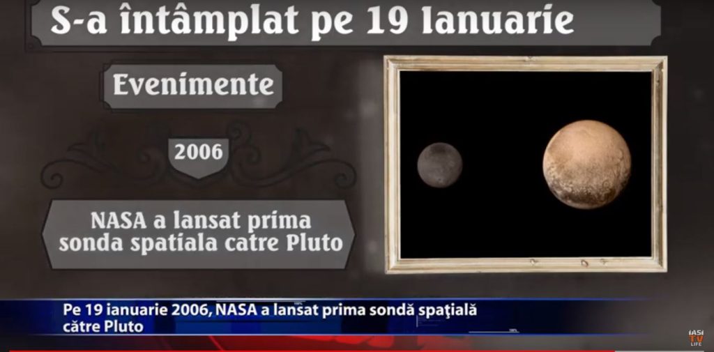Pe 19 ianuarie 2006, NASA a lansat prima sonda spatiala catre Pluto