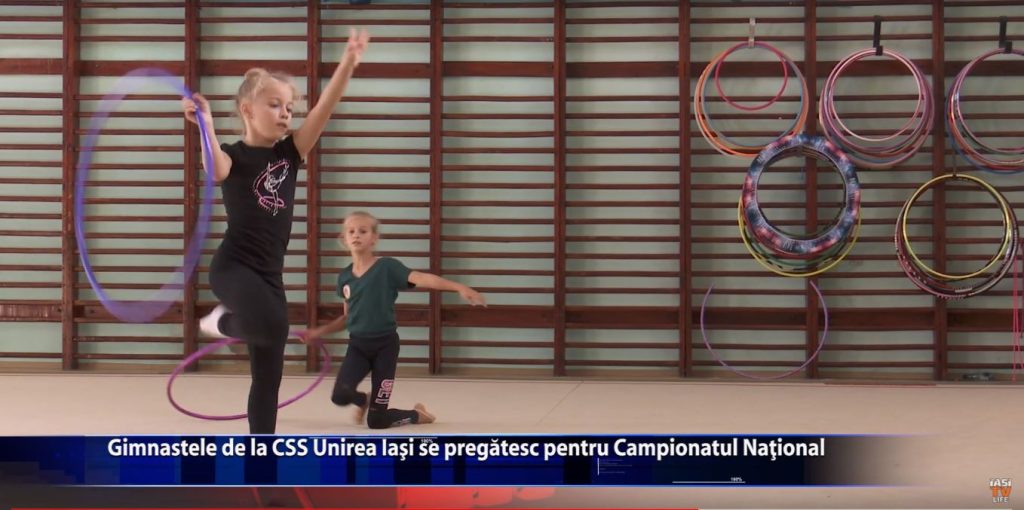Gimnastele de la CSS Unirea Iasi se pregatesc pentru Campionatul National