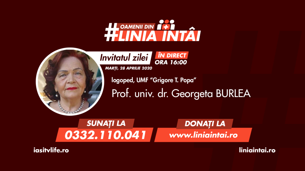 OAMENII DIN #LINIAINTAI | prof. log. gr. I dr.GEORGETA BURLEA