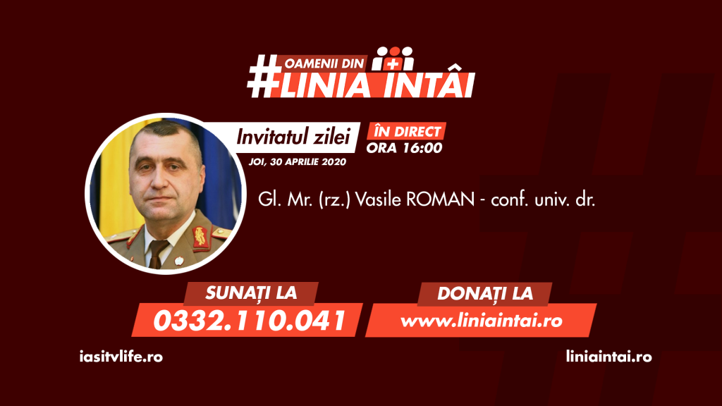 Oamenii din #LiniaÎntâi | conf. univ. dr. Gl. Mr. (rz) Vasile ROMAN