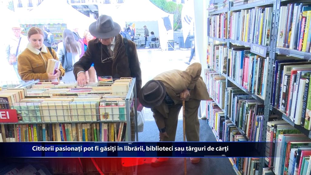 Cititorii pasionati pot fi gasiti in librarii, biblioteci sau targuri de carti