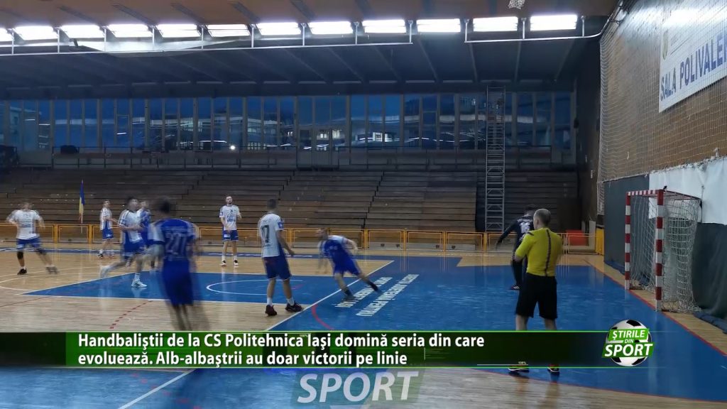 Handbalistii de la CS Politehnica Iasi domina seria din care evolueaza. Alb-albastrii au doar victorii pe linie