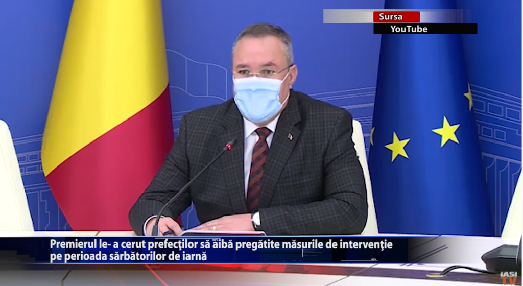 Premierul le-a cerut prefectilor sa aiba pregatite masurile de interventie pe perioada sarbatorilor