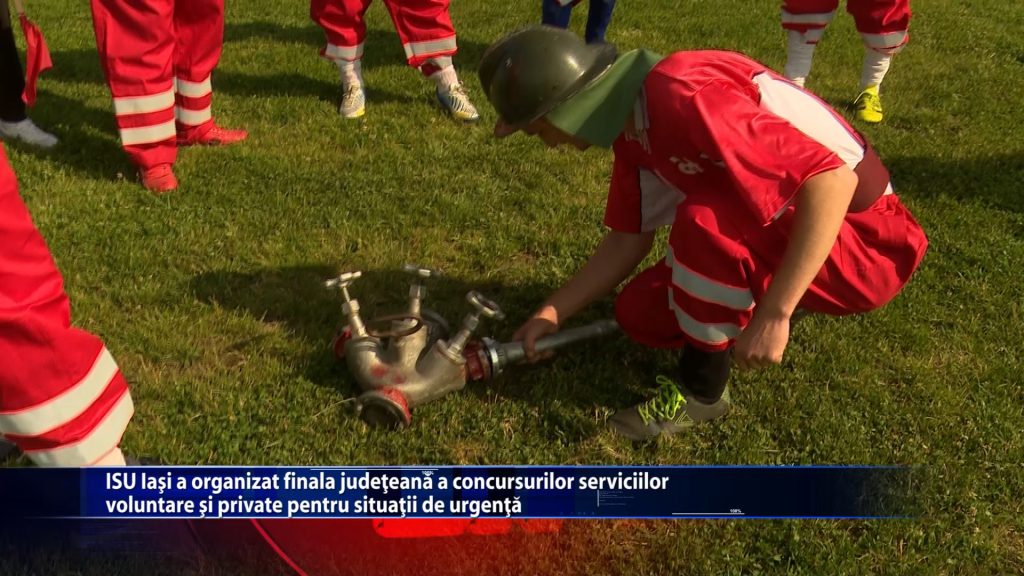 ISU Iasi a organizat finala servicilor voluntare si private pentru situatii de urgenta detana a concursurilor