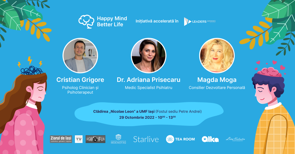 Descoperă „Happy Mind, Better Life”, proiect demarat în cadrul Leaders Experience