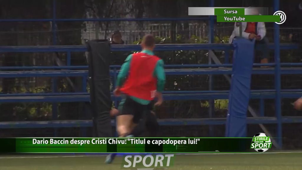 Dario Baccin despre Cristi Chivu: „Titlul e capodopera lui!”
