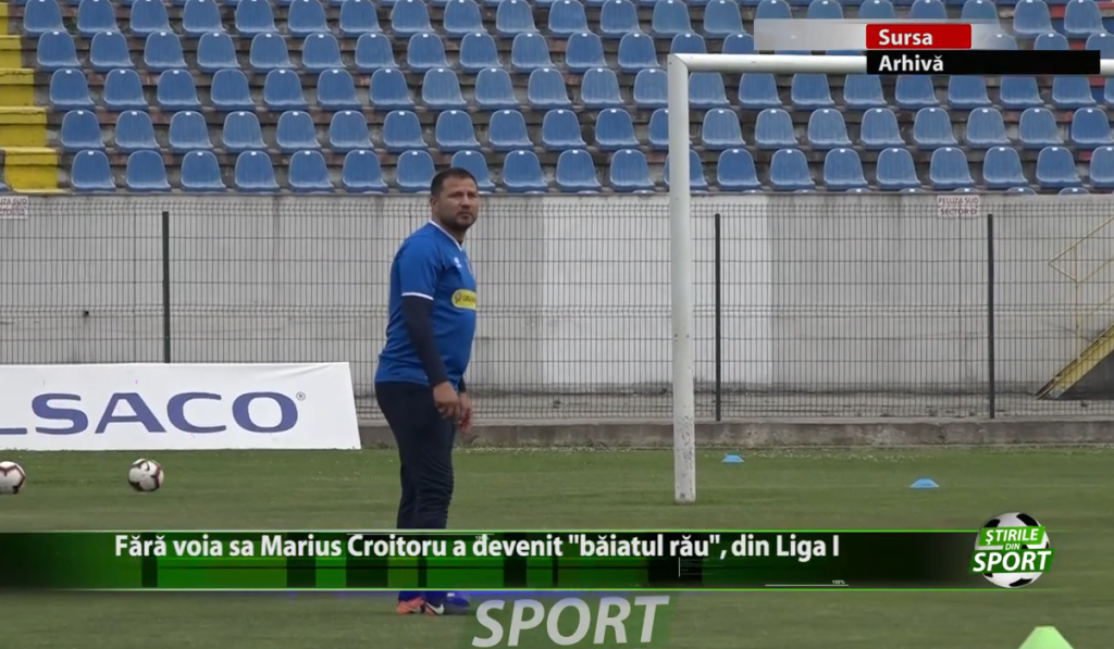 Fara voia sa Marius Croitoru a devenit „baiatul rau”, din Liga I