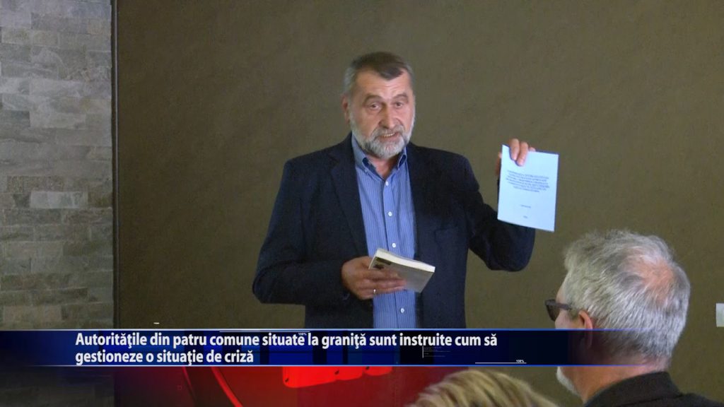 Autoritatile din patru comune situatie la granita sunt instruite cum sa gestioneze o situatie de criza
