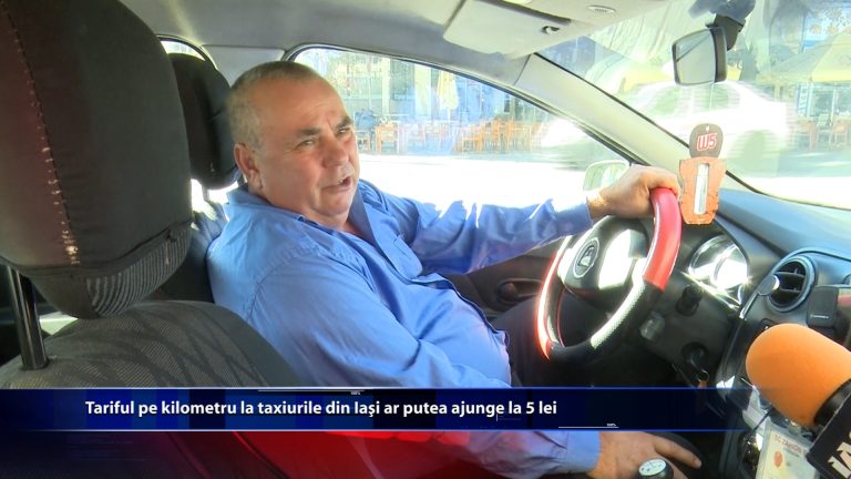 Tariful pe kilometru la taxiurile din Iasi ar putea putea ajunge la 5 lei