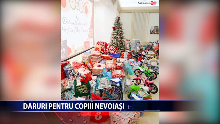 SC ANTIBIOTICE A OFERIT CADOURI LA 100 DE COPII