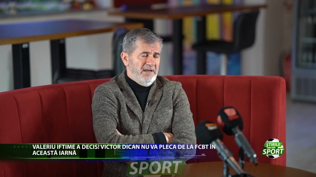 VALERIU IFTIME A DECIS! VICTOR DICAN NU VA PLECA DE LA FCBT IN ACEASTA IARNA