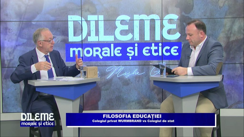 DILEME MORALE ȘI ETICE / FILOSOFIA ÎN EDUCAȚIE COLEGIUL PRIVAT WURMBRAND VS COLEGIUL DE STAT