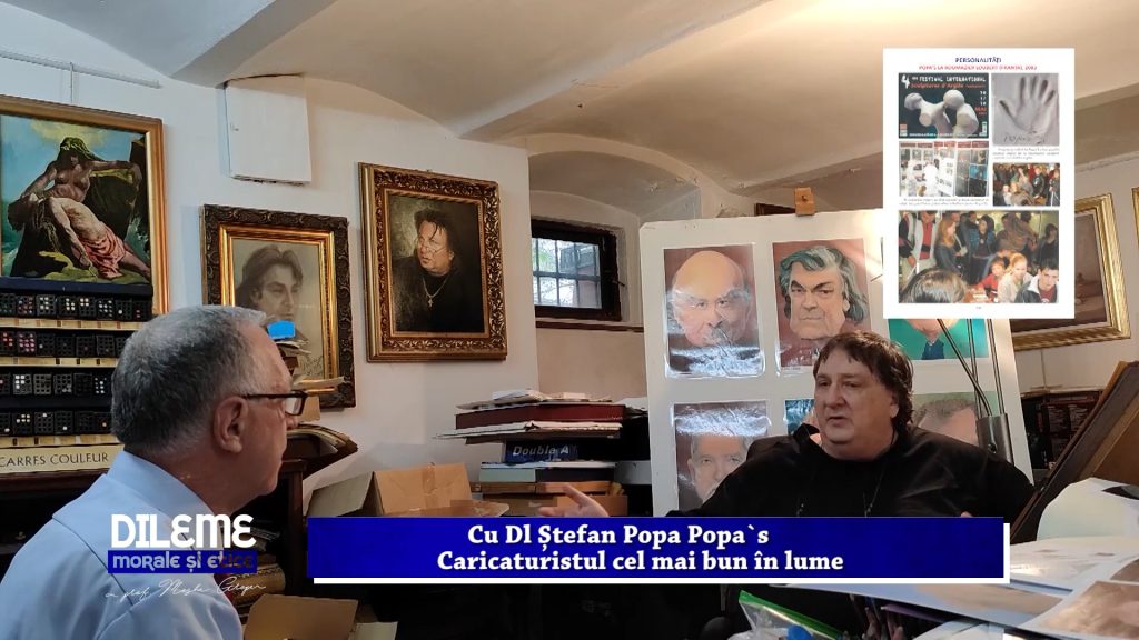 DILEME MORALE ȘI ETICE / CU DL ȘTEFAN POPA POPA`S CARICATURISTUL CEL MAI BUN ÎN LUME