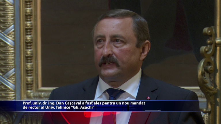 Prof. univ. dr. ing. Dan Cascaval a fost ales pentru un nou mandat de rector al Univ. Tehnice „Gh. Asachi”