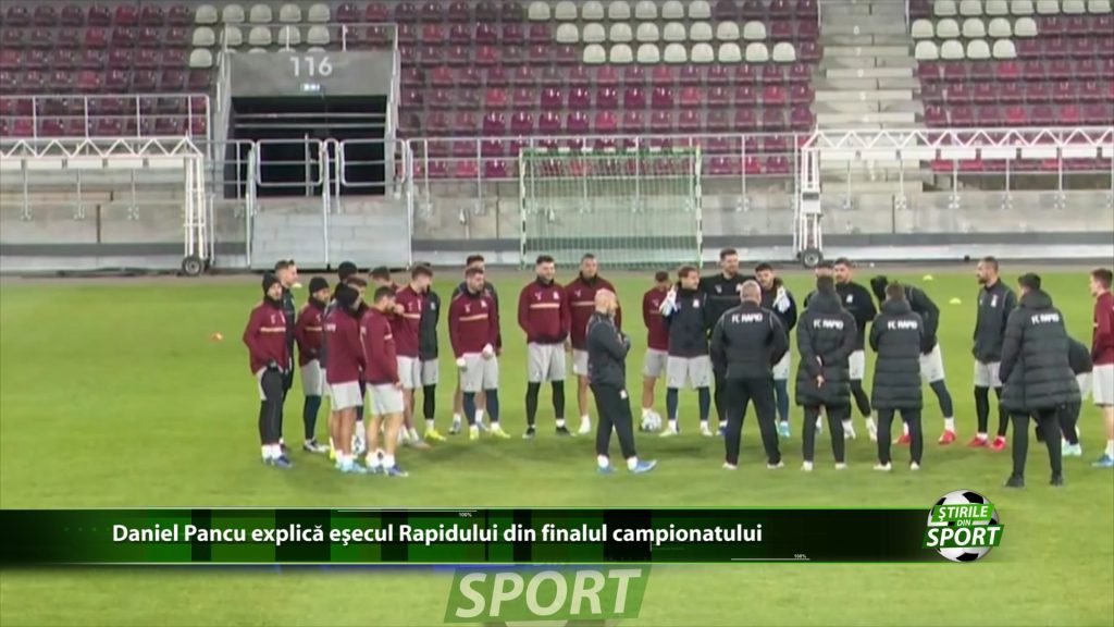 Daniel Pancu explica esecul Rapidului din finalul campionatului: „Rapid a stat vreo 6 ani departe de Liga 1 si asta se vede”