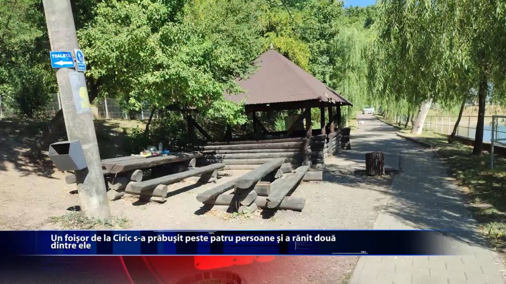 Un foisor de la Ciric s-a prabusit peste patru persoane si a ranit doua dintre ele