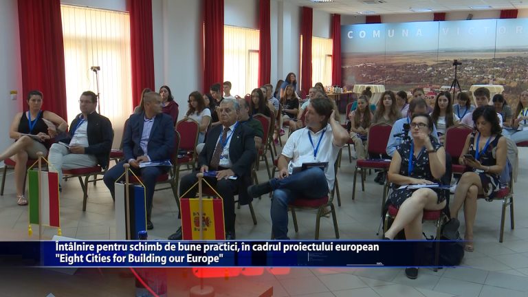 Intalnire pentru schimb de bune practici, in cadrul proiectului european „Eight Cities for Building our Europe”
