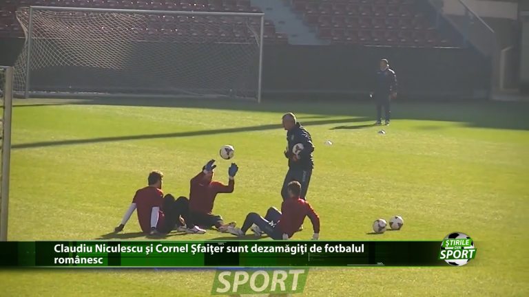 Claudiu Niculescu si Cornel Sfaiter sunt dezamagiti de fotbalul romanesc