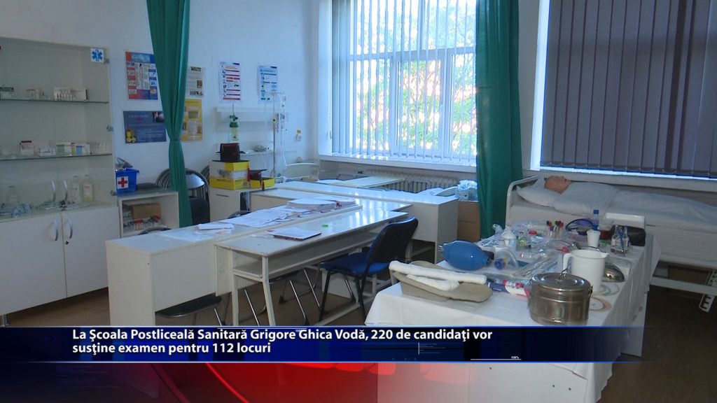 La Scoala Postliceala Sanitara Grigore Ghica Voda, 220 de candidati vor sustine examen pentru 112 locuri
