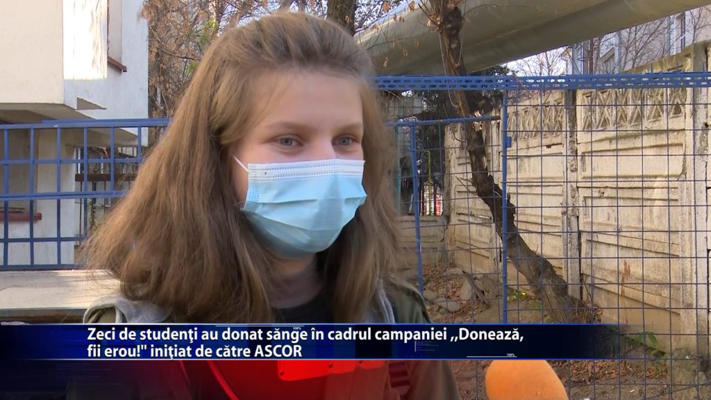 Zeci de studenți au donat sânge în cadrul campaniei ,,Donează, fii erou!” inițiată de către ASCOR