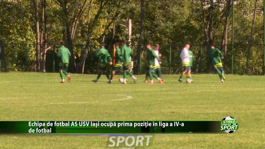 Echipa de fotbal AS USV Iasi ocupa prima pozitie in liga a IV-a de fotbal