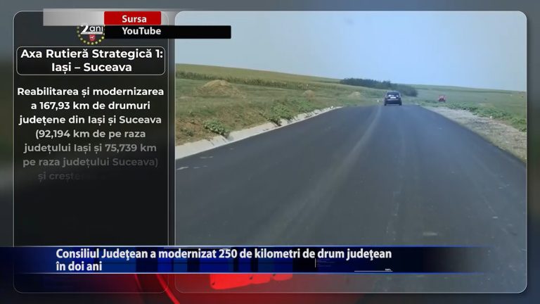 Consiliul Judetean a modernizat 250 de kilometri de drum judetean in doi ani