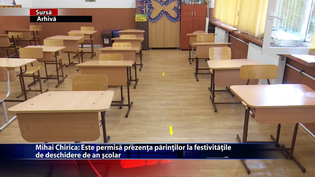 Mihai Chirica: Este permisă prezența părinților la festivitățile de deschidere de an școlar