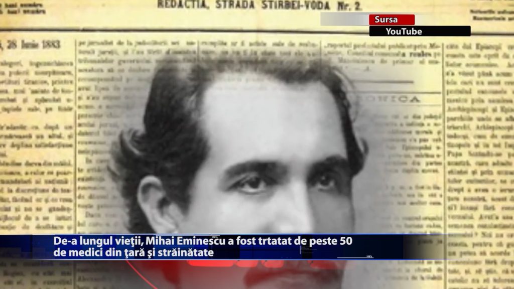 De-a lungul vietii, Mihai Eminescu a fost tratat de peste 50 de medici din tara si din strainatate