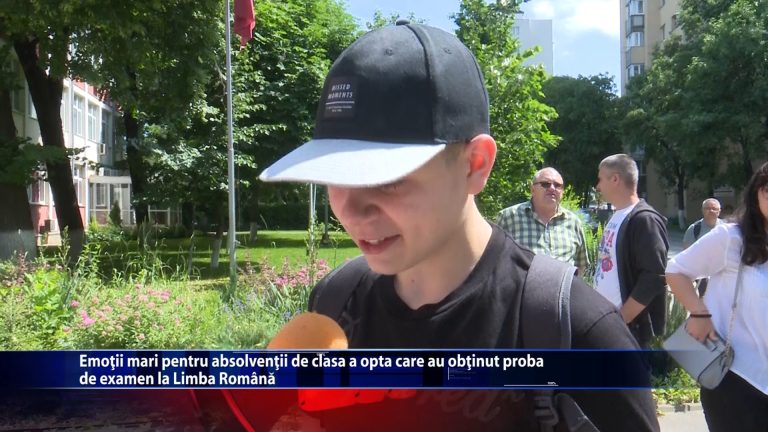 Emotii mari pentru absolventii de clasa a opta, care au sustinut prima proba de examen la Limba Romana