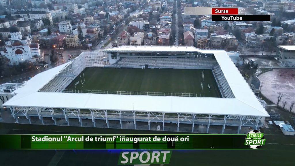 Stadionul „Arcul de Triumf” inaugurat de doua ori