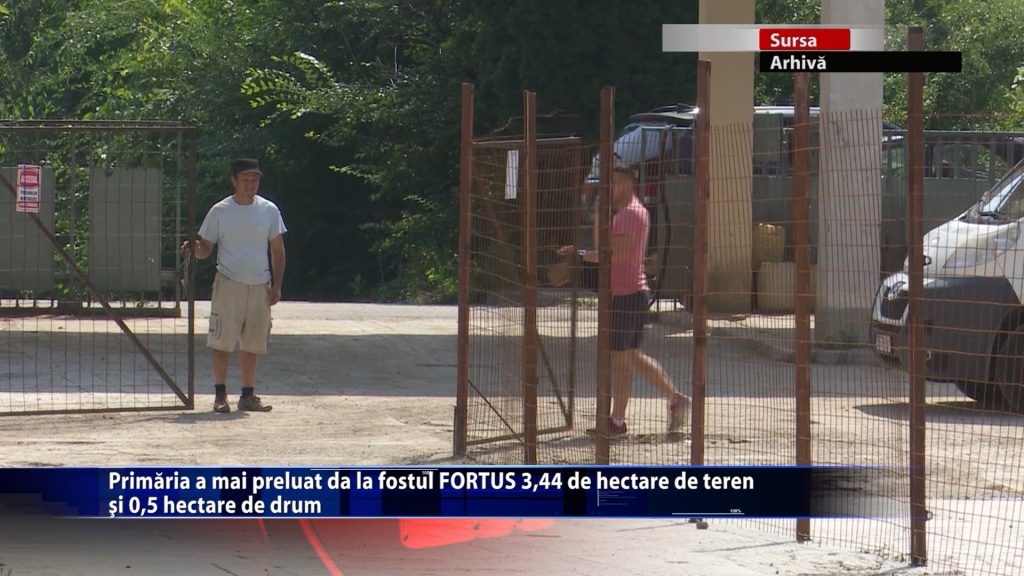 Primăria a mai preluat de la fostul FORTUS 3,44 hectare de teren și 0,5 hectare de drum