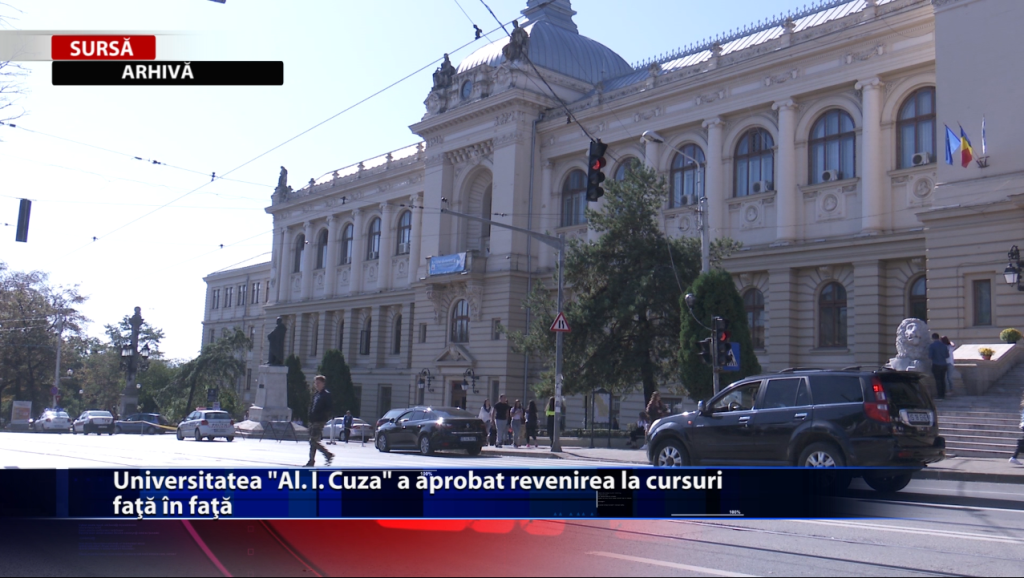 Universitatea „Al. I. Cuza” a aprobat revenirea la cursuri fata in fata