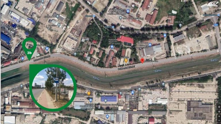 Stație de autobuz temporară pe traseul 3b, Dancu – Tătărași-Nord