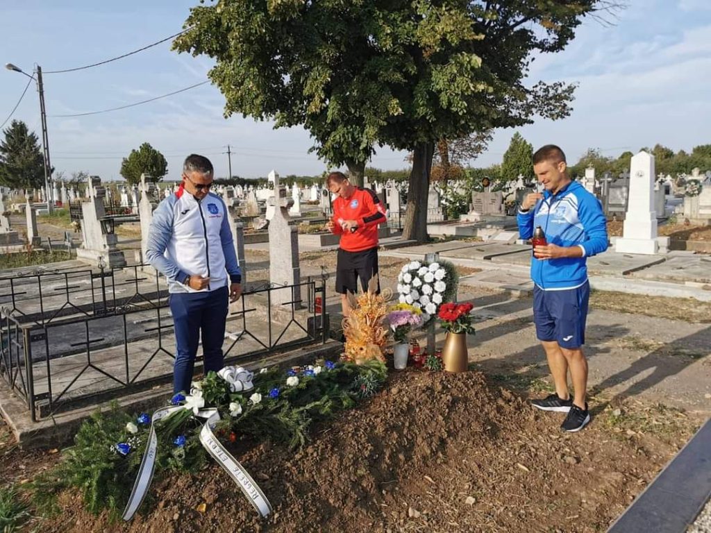 Reprezentanții Politehnicii Iași s-au recules la mormântul antrenorului Ionuț Popa