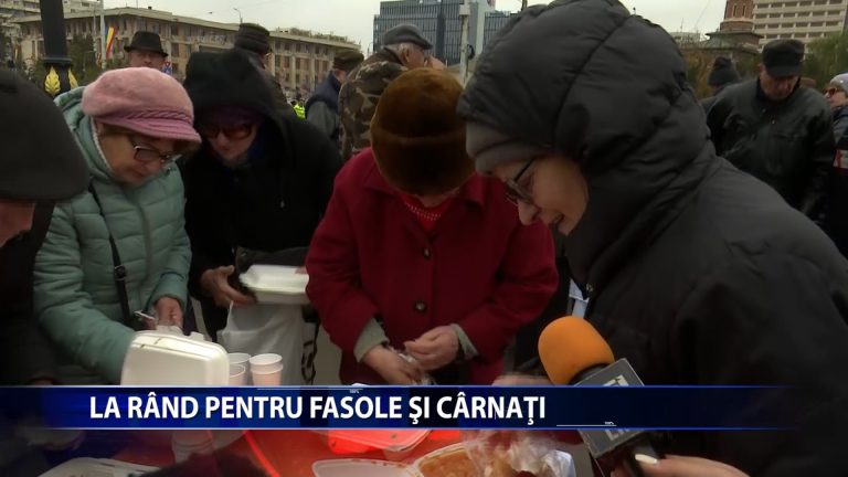 La rand pentru fasole si carnati