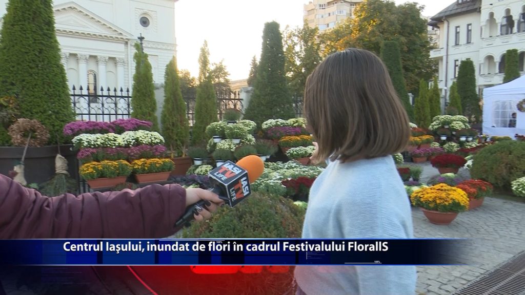 Centrul Iașului, inundat de flori în cadrul Festivalului FloralIS