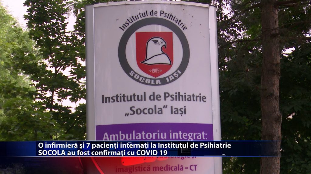 O infirmieră și 7 pacienți internați la Institutul de Psihiatrie SOCOLA au fost confirmați cu COVID 19