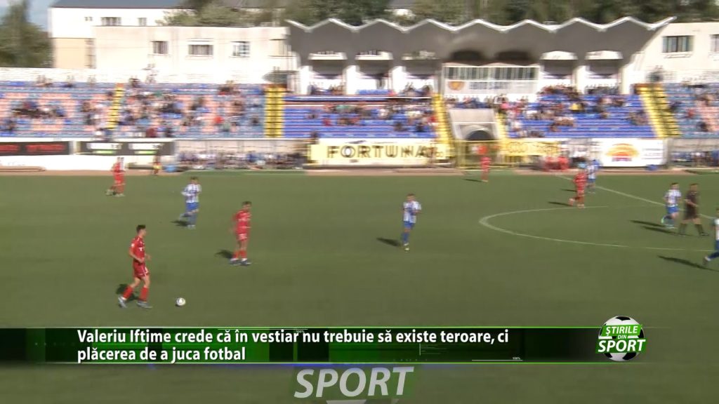 Valeriu Iftime crede ca in vestiar nu trebuie sa existe teroare, ci placerea de a juca fotbal
