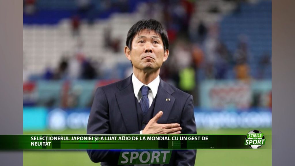SELECTIONERUL JAPONIEI SI-A LUAT ADIO ADIO DE LA MONDIAL CU UN GEST DE NEUITAT