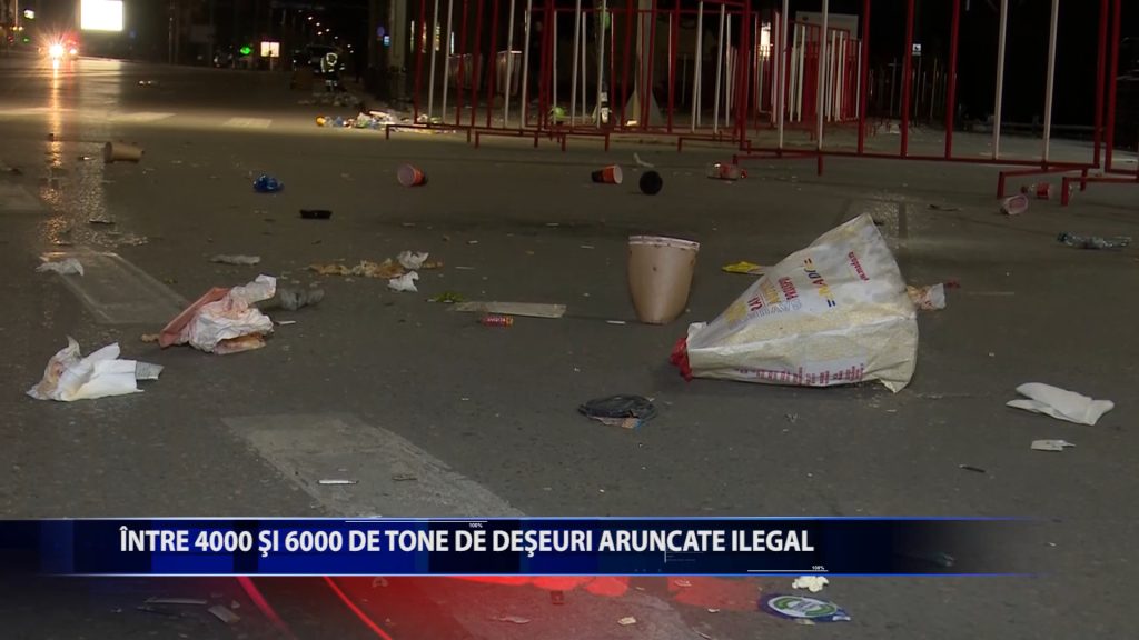 INTRE 4.000 si 6.000 DE TONE DE DESURI ARUNCATE ILEGAL