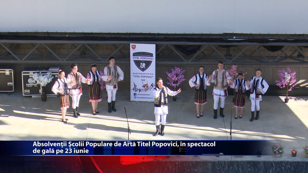 Absolventii Scolii Populare de Arta Titel Popovici, in spectacol de gala pe 23 iunie