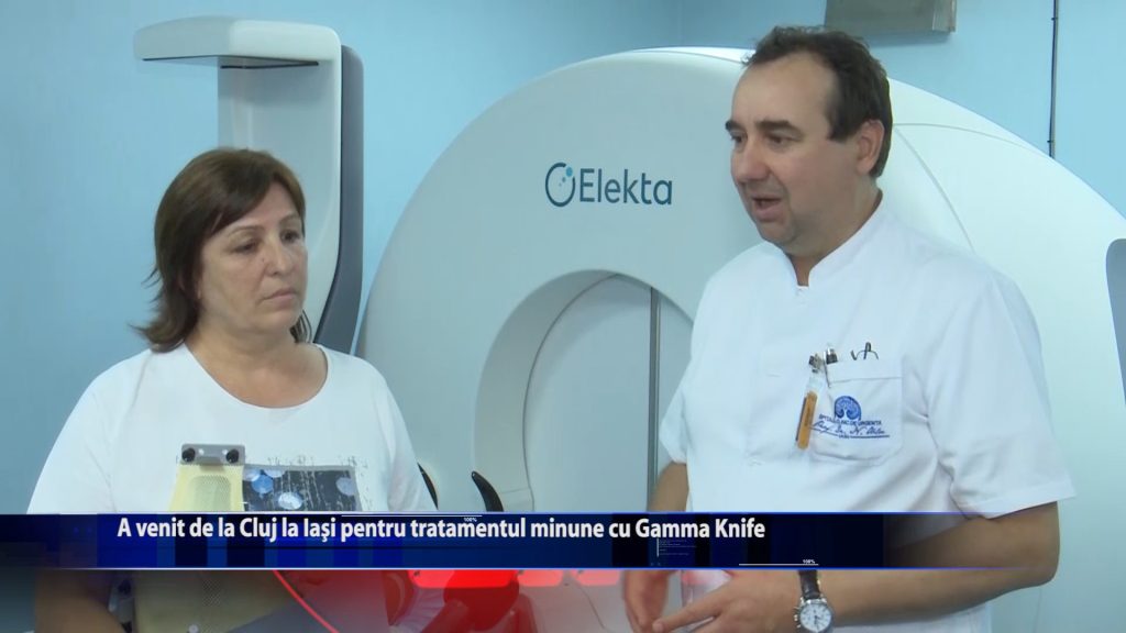 A venit de la Cluj la Iasi pentru tratamentul minune cu Gamma Knife