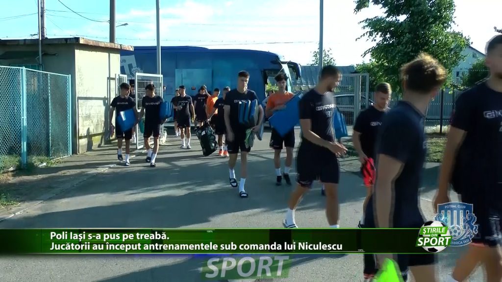 Poli Iasi s-a pus pe treaba. Jucatorii au inceput antrenamentele sub comanda lui Niculescu. Care sunt asteptarile?