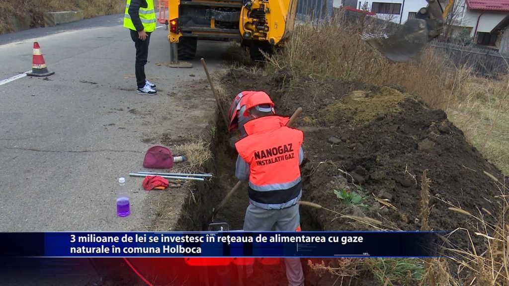 3 milioane de lei se investesc în rețeaua de alimentare cu gaze naturale în comuna Holboca