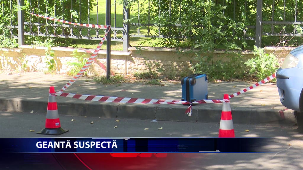 O geanta uitata intr-o zona centrala a Iasului a dat emotii pirotehnistilor