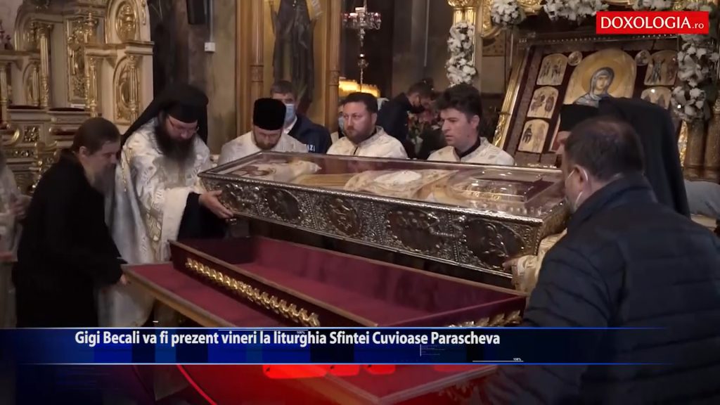 Gigi Becali va fi prezent vineri la liturghia Sfintei Cuvioase Parascheva