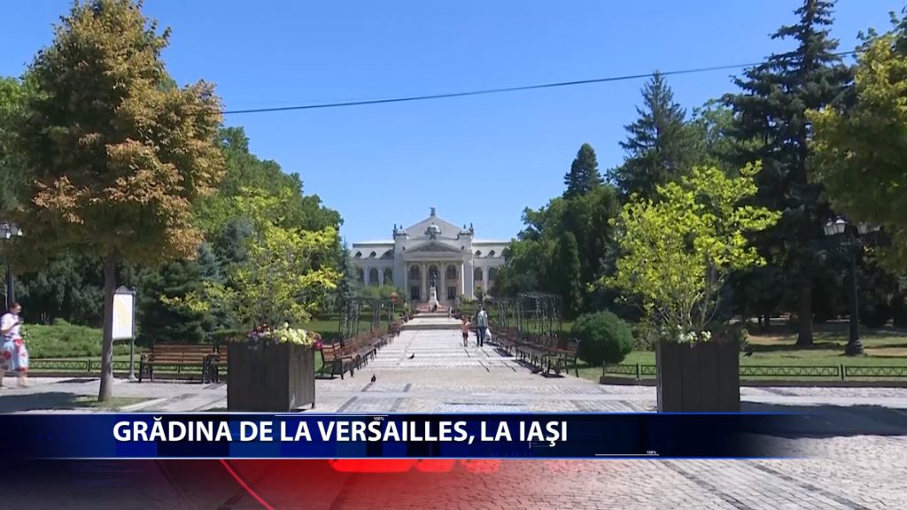 Au inceput lucrarile pentru reabilitarea esplanadei din fata Teatrului National din Iasi